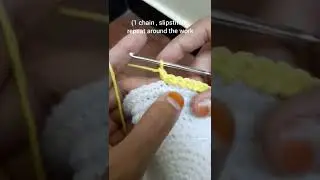 crochet slipstitch edging / borders for beginners
