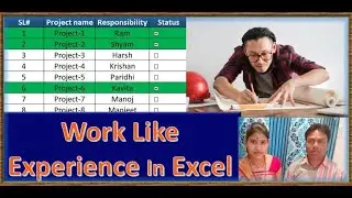 work like experience | check box with condition in excel |checkbox in excel| excel