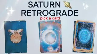 🪐What to expect from SATURN RETROGRADE 🪐 | pick a card