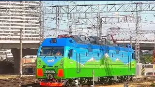 Электровоз ЭП1М 651 следует маневровым порядком.