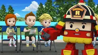 Fire Safety Tips by Roy│Robocar POLI Safety Episodes│Fire Safety Classroom│Robocar POLI TV