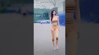 모델 미녀의 레깅스 길거리 룩북