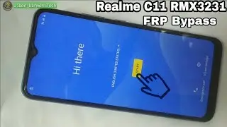 Realme C11 2021 RMX3231 FRP Bypass/Google Lock Remove Without PC