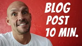 Learn How to Write a Blog Post Fast #shorts