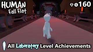 All Laboratory Level Achievements/Trophies in Human Fall Flat (Walkthrough)