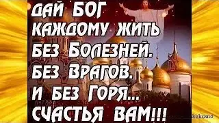 Красивое Поздравление С Троицей🙏Счастья! Мира! Добра!!!  