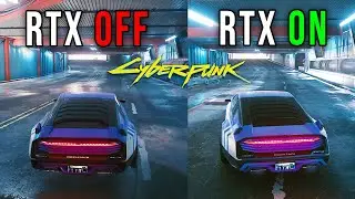 RTX 3070 - Cyberpunk 2077 - FPS Test - RTX & DLSS ON/OFF Comparison