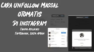 Cara Unfollow Massal Instagram Terbaru Tanpa Aplikasi Tambahan