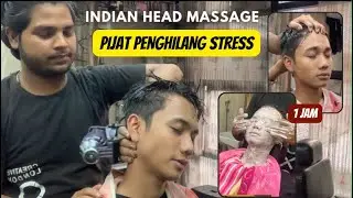 1 JAM PIJAT KEPALA🇮🇳‼️PIJATAN ABANGNYA BAR-BAR TAPI BIKIN RELAX 