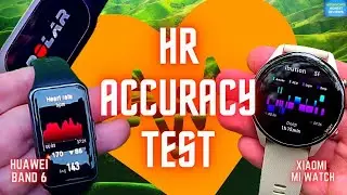 Heart Rate Accuracy Test of HUAWEI Band 6 vs XIAOMI Mi Watch | Review & Comparison