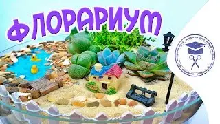 Флорариум Из Суккулентов 🏡 Мастер Класс 👐 Как Сделать Флорариум Своими Руками