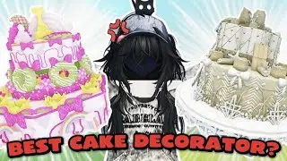 I BECAME THE SWEATIEST CAKE DECORATOR ON ROBLOX!