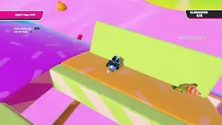 Playing Fall Guys on my ps4 because I'm bored asf