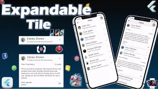 Expandable Tile | flutter expandable list tile | Animated Tile