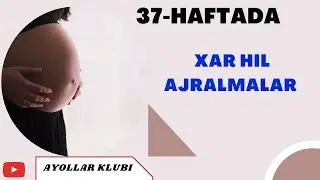 HOMILADORLIKNING 37- HAFTASI XAR HIL AJRALMALAR