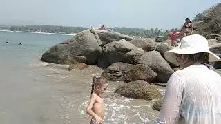 Пляж Агонда. Южный Гоа. Индия. Февраль-март 2018 г.