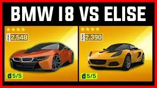 Asphalt 9 MAX BMW i8 VS MAX Lotus Elise