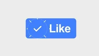 Facebook like button animation | After Effects template