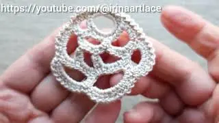 Оо❗Розочка для вязания крючком 🌹 Красивый цветок для ирландии
