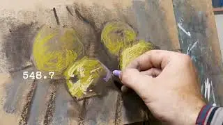 Как рисовать масляной пастелью. 