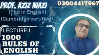 very useful lectures of English for the students of CSS,PMS,PPSC,FPSC, Spoken English, Entry test.