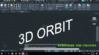 3D Orbit Command AutoCAD