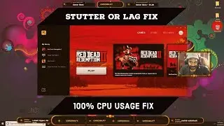Red Dead Redemption 2 PC 100% CPU Usage Stutter [Fix]