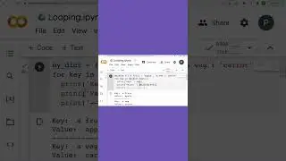 Looping Through Dictionaries