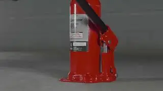 Strongway 8-Ton Hydraulic Bottle Jack with Welded Base