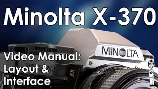 Minolta X-370 (X-300, Seagull DF-300) Tutorial Walkthrough Video Manual Review