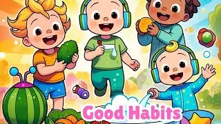 Good Habits Song for Kids | Sing-Along Song I Learn Healthy Habits & Good Manners
