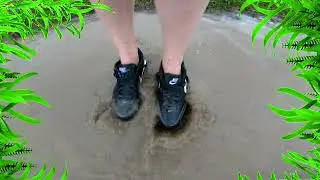 Wetlook - Nikes in a muddy puddle!