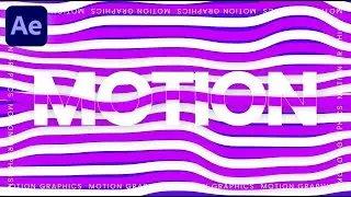 Motion Graphic Template In Adobe After Effects - After Effects Tutorial - No Plugins.