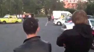 Moskvich drift qilaman deb balonidan ayrildi ))