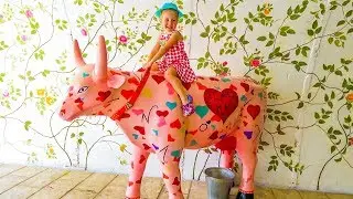 Funny Stacy at a farm and playground compilation