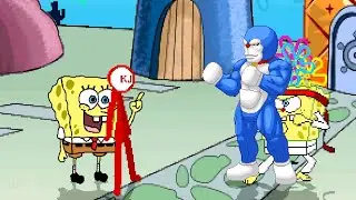TEAM  KJ  AND  FNF SPONG  BATTLES  WITH  MUGENS  IN  SURVIVAL  MODE