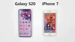 iPhone 7 vs SAMSUNG S20 - Speed Test in 2024