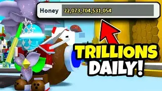 How I Make TRILLIONS Of Honey DAILY In Bee Swarm Simulator!