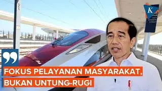 Jokowi Ogah Targetkan Untung Rugi pada Kereta Cepat Whoosh