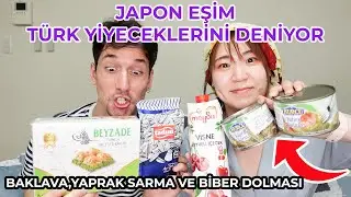 JAPON eşime TÜRK YİYECEKLERİ denettim (ÇOK SEVDİ)