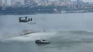 V-22 (MV-22?) sighting over lower Manhattan