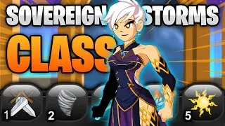 How to get/farm Sovereign of Storm Class! FULL GUIDE New Free AQW Class