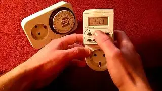 Таймер Электронный VS Механический Systec TG-14A Таймер цифровой TGE-2A таймер розетка.Реле времени
