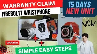 Fire-boltt Smartwatches : How To Register & Claim Warranty? Wristphone - Oracle or Dream watch !