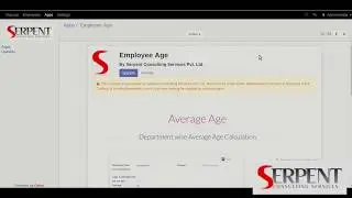 Odoo Average Employee Age - SerpentCS