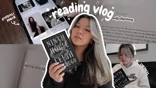 reading vlog 🗝️🖤 ninth house by leigh bardugo