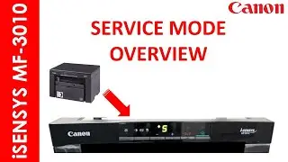iSENSYS MF 3010 SERVICE MODE PROCEDURE