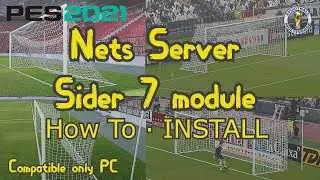 How To - Nets Server · Sider module PES 2021 (and 2020) forPC