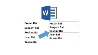 How to Convert Text to Table in Microsoft Word