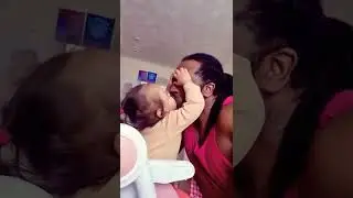 Baby Kissing Daddy 
